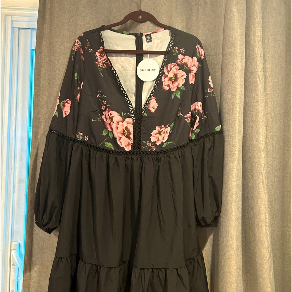 Shein flowered dress